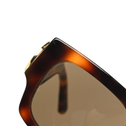 Louis Vuitton Acetate LV Link Square Sunglasses Z1479W Dark Tortoise 7 of 8