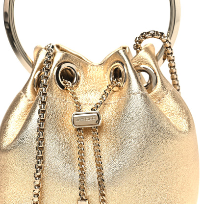 Jimmy Choo Metallic Nappa Micro Bon Bon Bag Gold 7 of 10