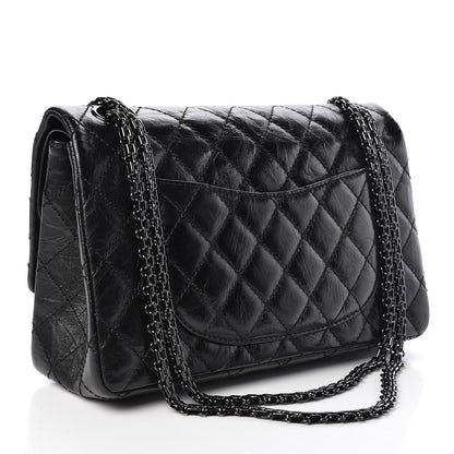Chanel Aged Calfskin Quilted 2.55 Reissue 226 Flap So Black 3 of 10