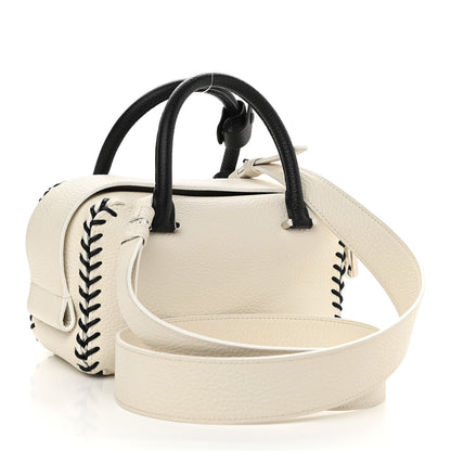 Delvaux Grained Calfskin Mini Cool Box Satchel Ivory 3 of 10