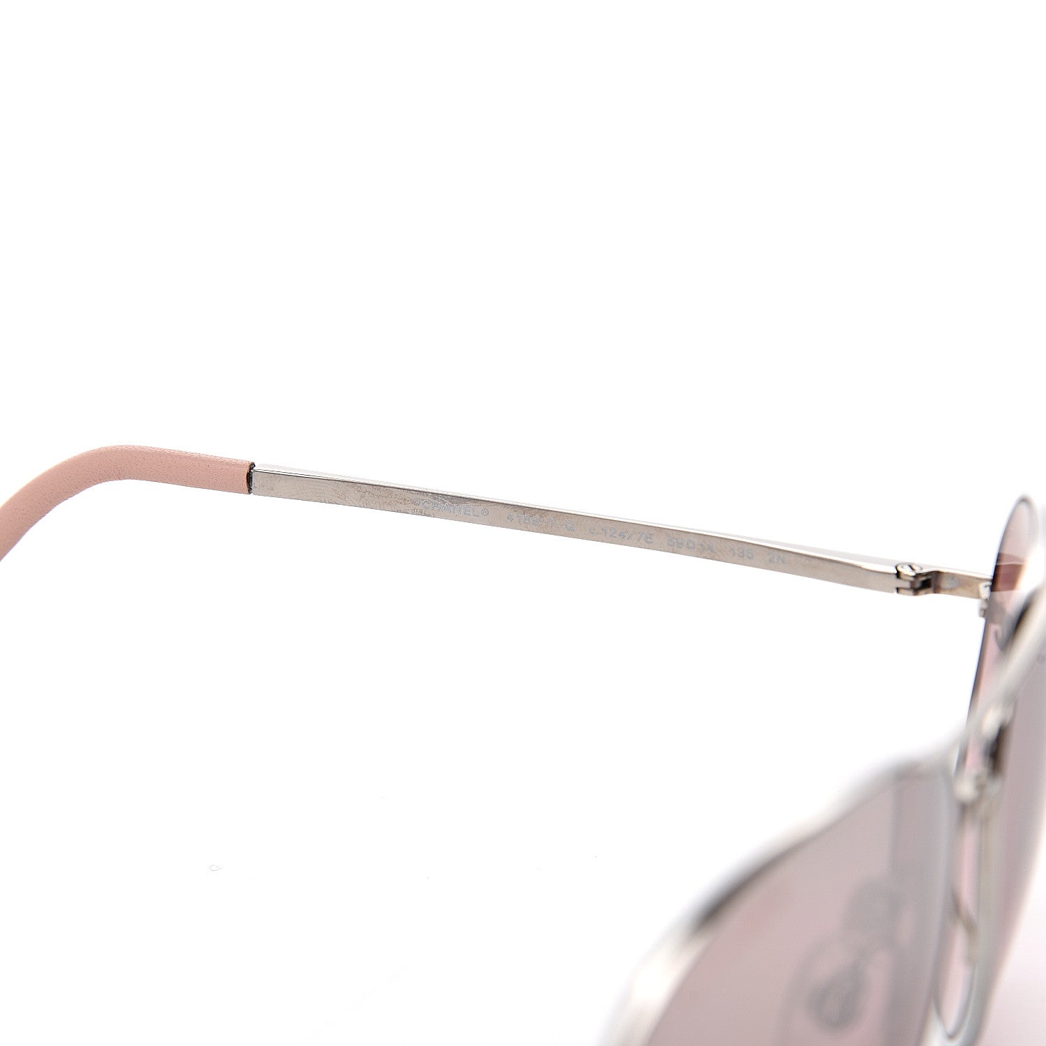 Chanel CC Aviator Sunglasses 4189-T-Q Pink 5 of 6
