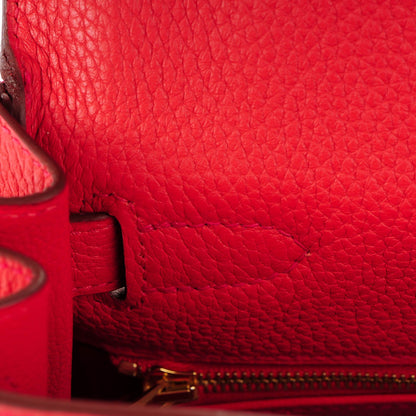 Hermes Taurillon Clemence Kelly Retourne 28 Bougainvillea 16 of 26
