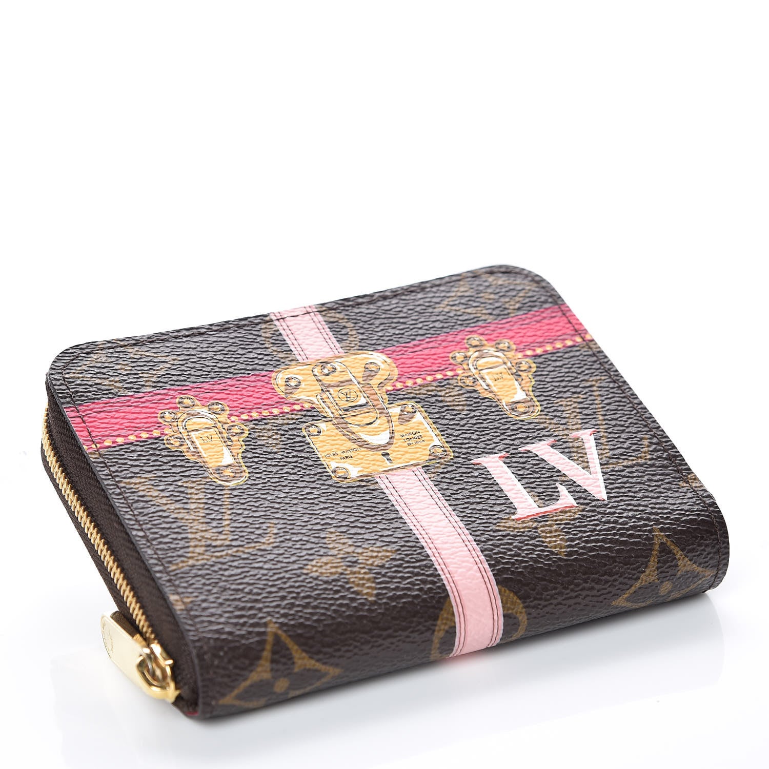 Louis Vuitton Monogram Summer Trunks Zippy Coin Purse 4 of 12