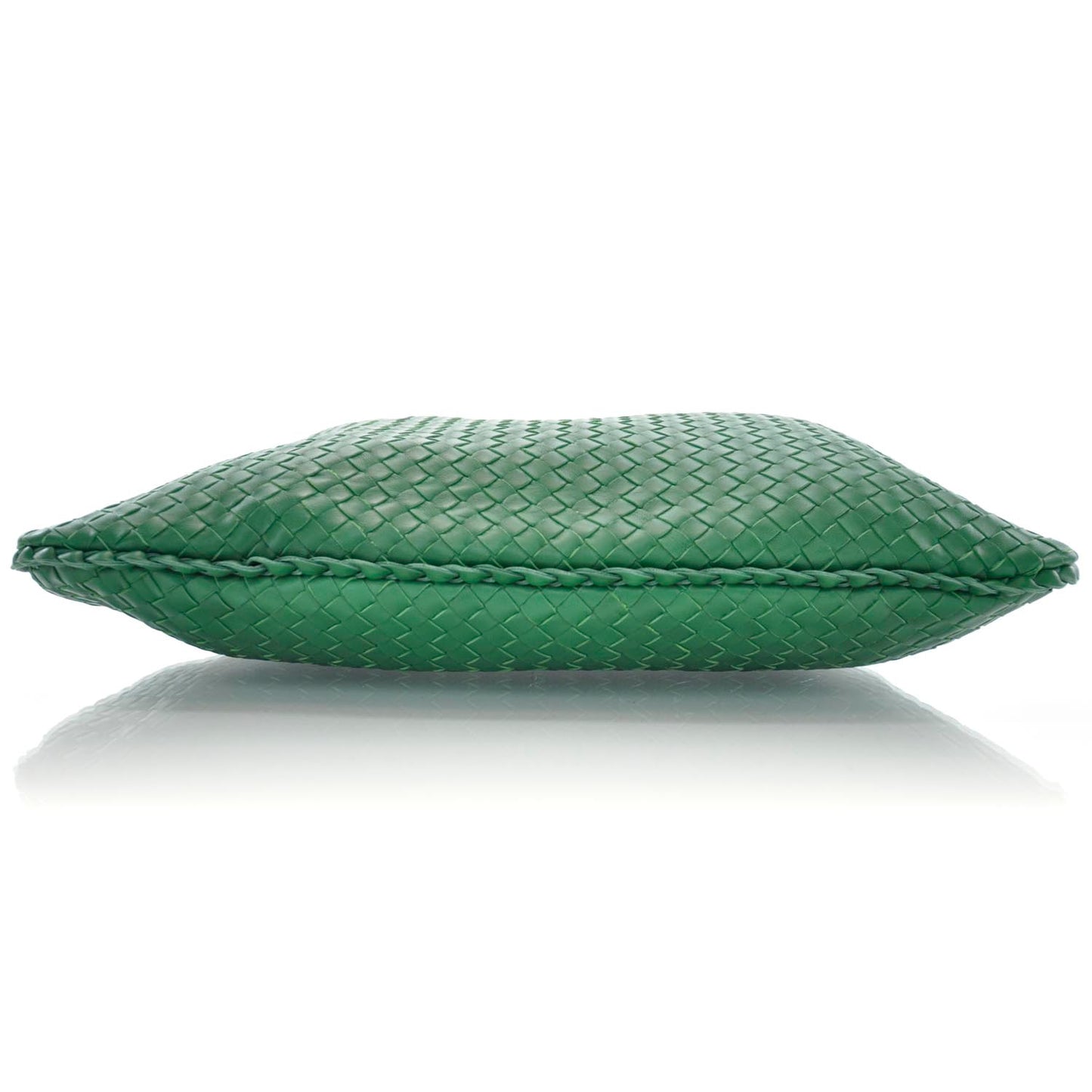 Nappa Intrecciato Large Veneta Irish Green