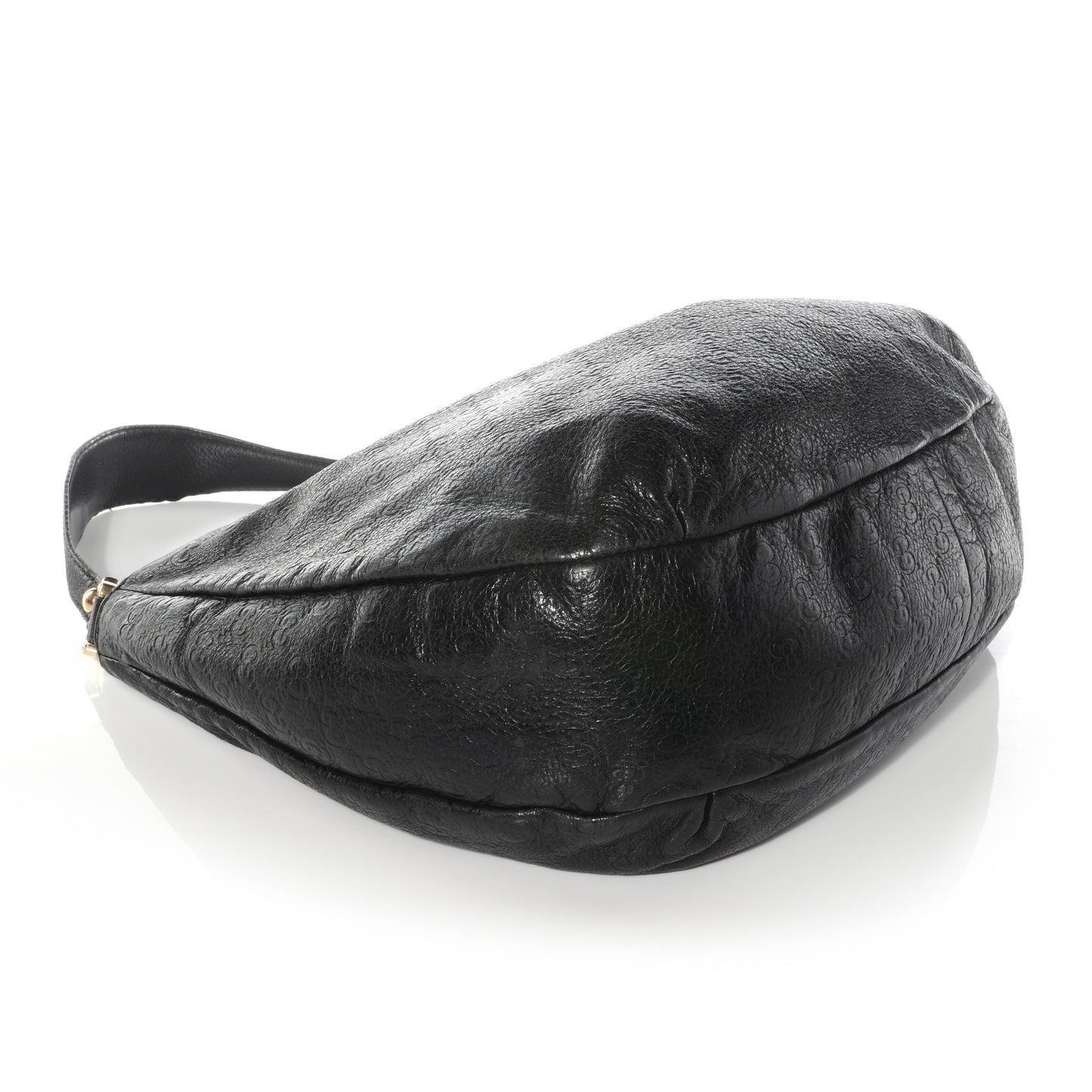 Guccissima New Ladies Web Hobo Black