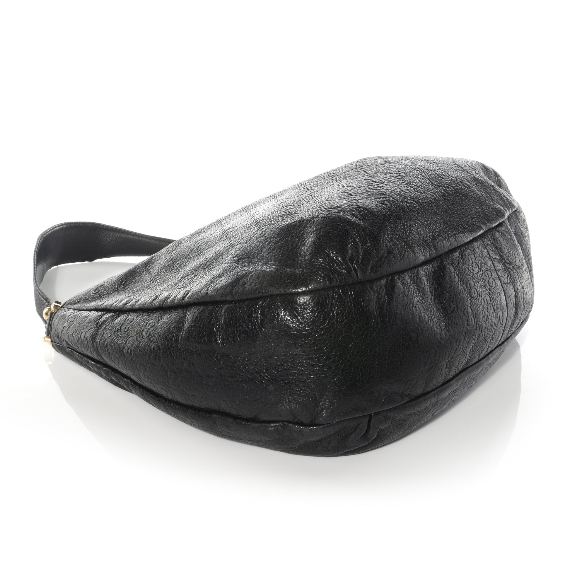 Gucci Guccissima New Ladies Web Hobo Black 4 of 8