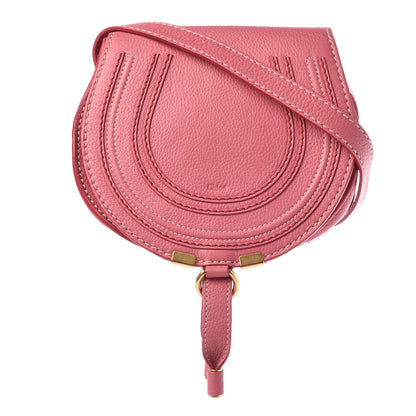 Chloe Calfskin Mini Marcie Round Crossbody Bag Magnolia 1 of 12