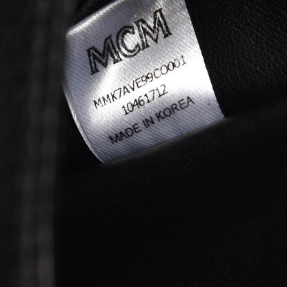MCM Visetos Small Side Stud Stark Backpack Cognac 9 of 11