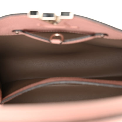 Louis Vuitton Taurillon Capucines PM  Magnolia 5 of 10