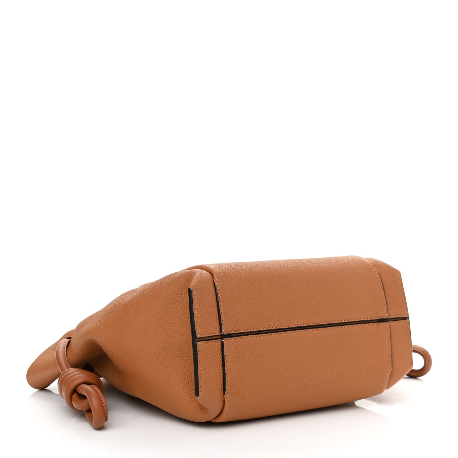 Loewe Calfskin Small Flamenco Knot Bag Caramel 4 of 10