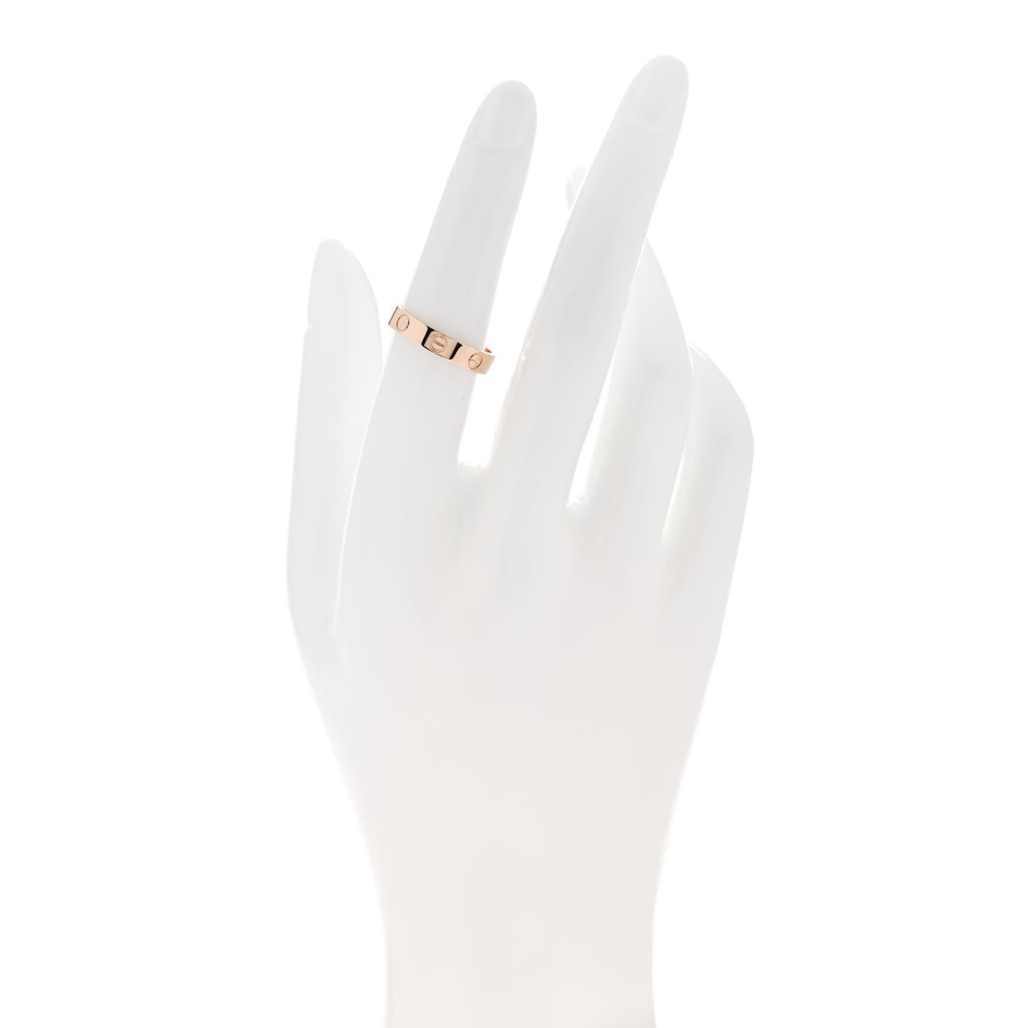 Cartier 18K Pink Gold 3.5mm LOVE Wedding Band Ring 52 6 2 of 5