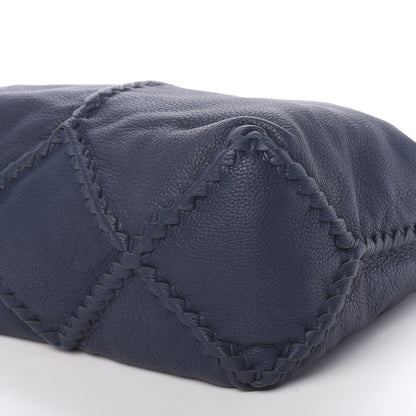Bottega Veneta Washed Cervo Deerskin Large Hobo Denim 9 of 9