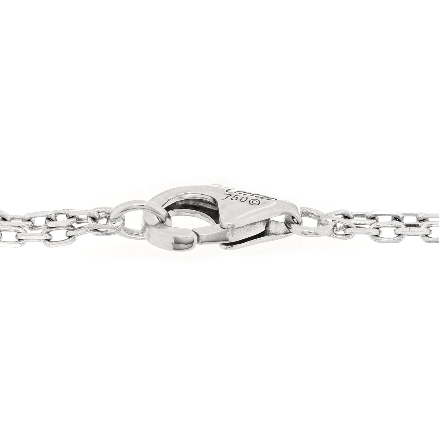 Cartier 18K White Gold Diamond LOVE Bracelet 3 of 3
