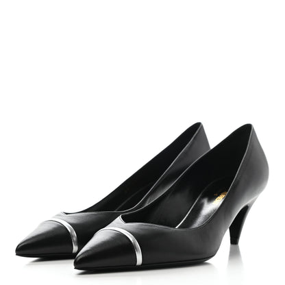 Saint Laurent Nappa Vendome Kiki 55 Pumps 38 Black 3 of 11