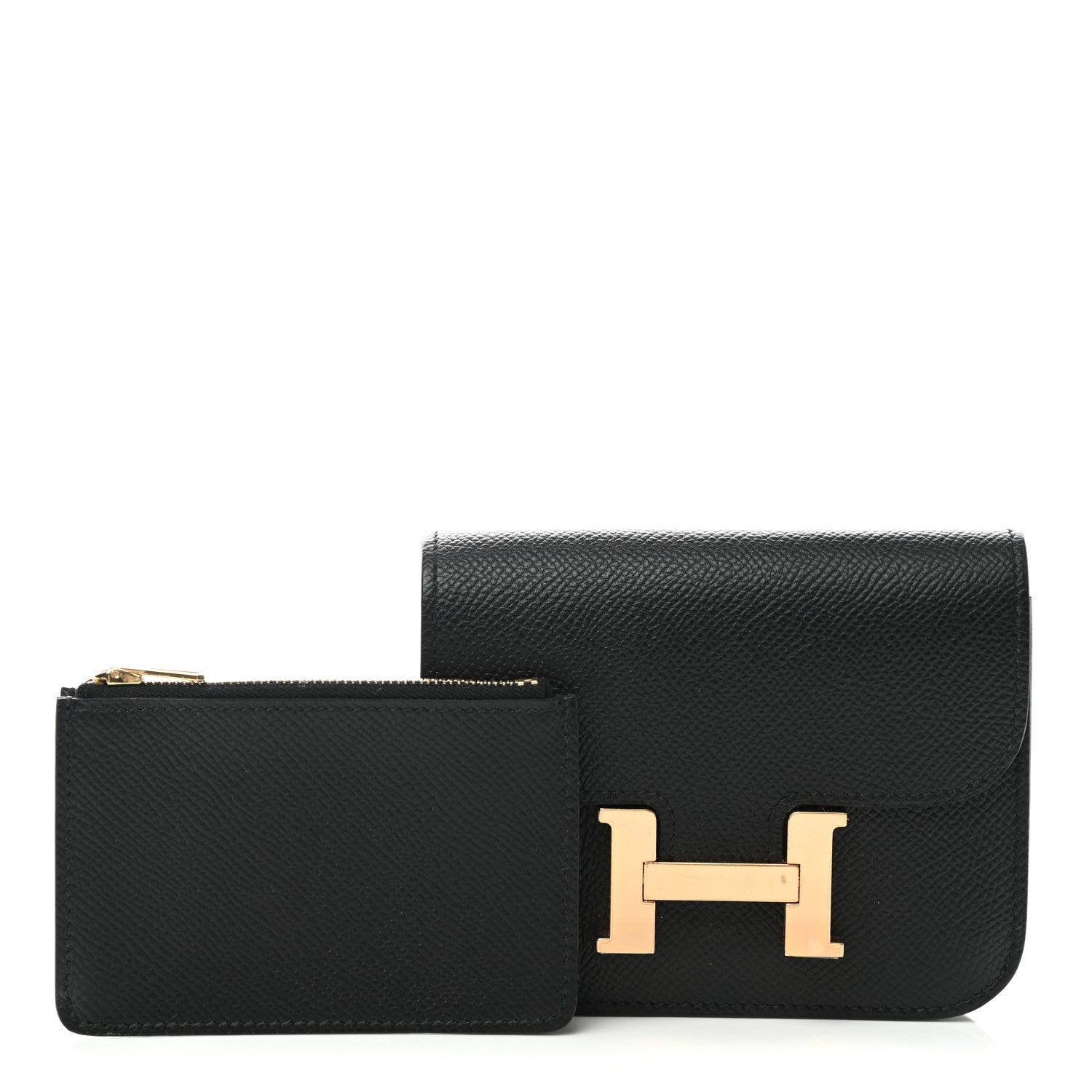 Hermes Epsom Constance Slim Wallet Black 1 of 7