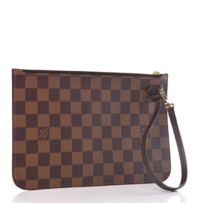 Louis Vuitton Damier Ebene Neverfull MM GM Pochette 3 of 8