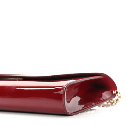 Christian Louboutin Patent Vero Dodat Clutch Carmin 8 of 10