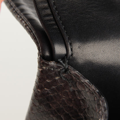 Chanel Python 2.55 Reissue 227 Flap Dark Grey 2 of 11
