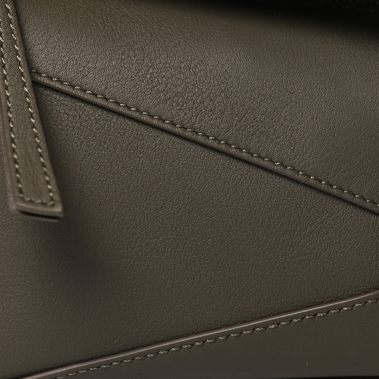 Loewe Calfskin Mini Puzzle Edge Bag Khaki Green 7 of 9