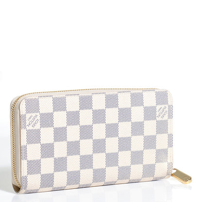 Louis Vuitton Damier Azur Zippy Wallet 3 of 7