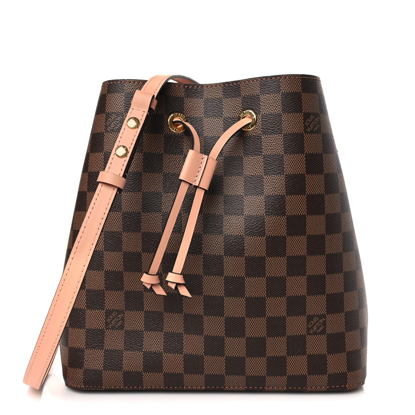 Damier Ebene Neonoe MM Venus Pink