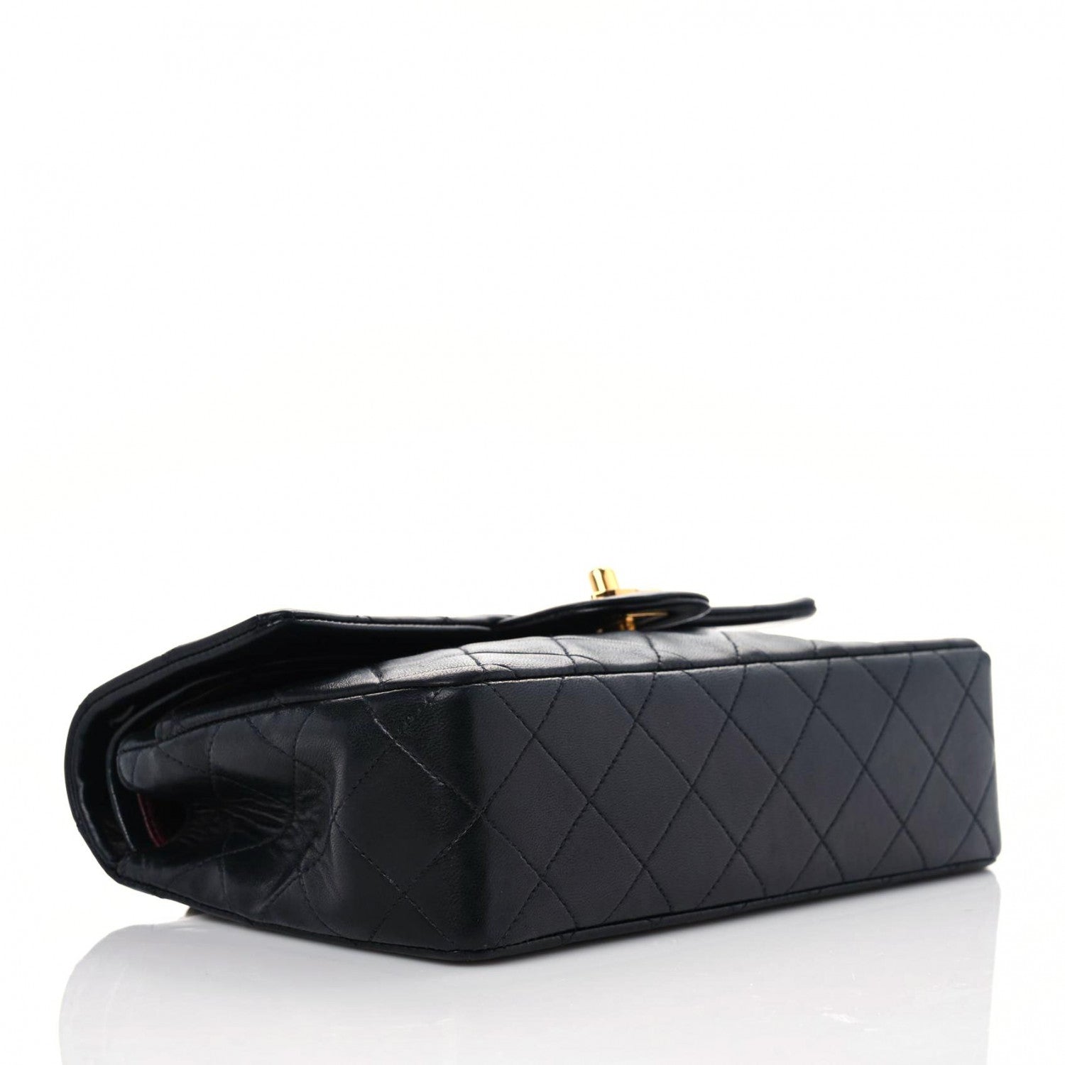 Chanel Lambskin Quilted Small Double Flap Black 4 of 19