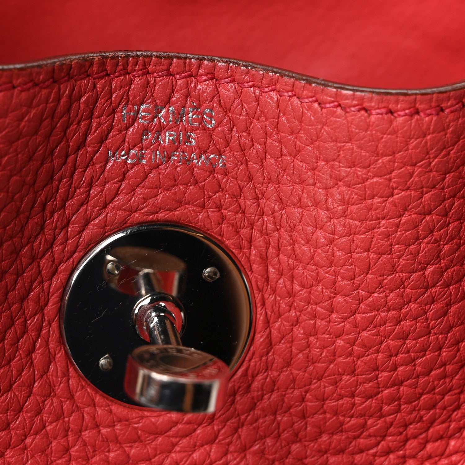 Hermes Taurillon Clemence Lindy 26 Rose Jaipur 6 of 10