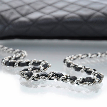 Chanel Caviar Quilted Clutch Flap Bag Black 7 of 10