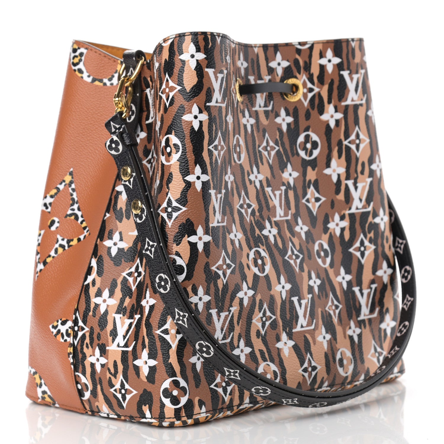 Louis Vuitton Monogram Giant Jungle NéoNoé Caramel 3 of 10