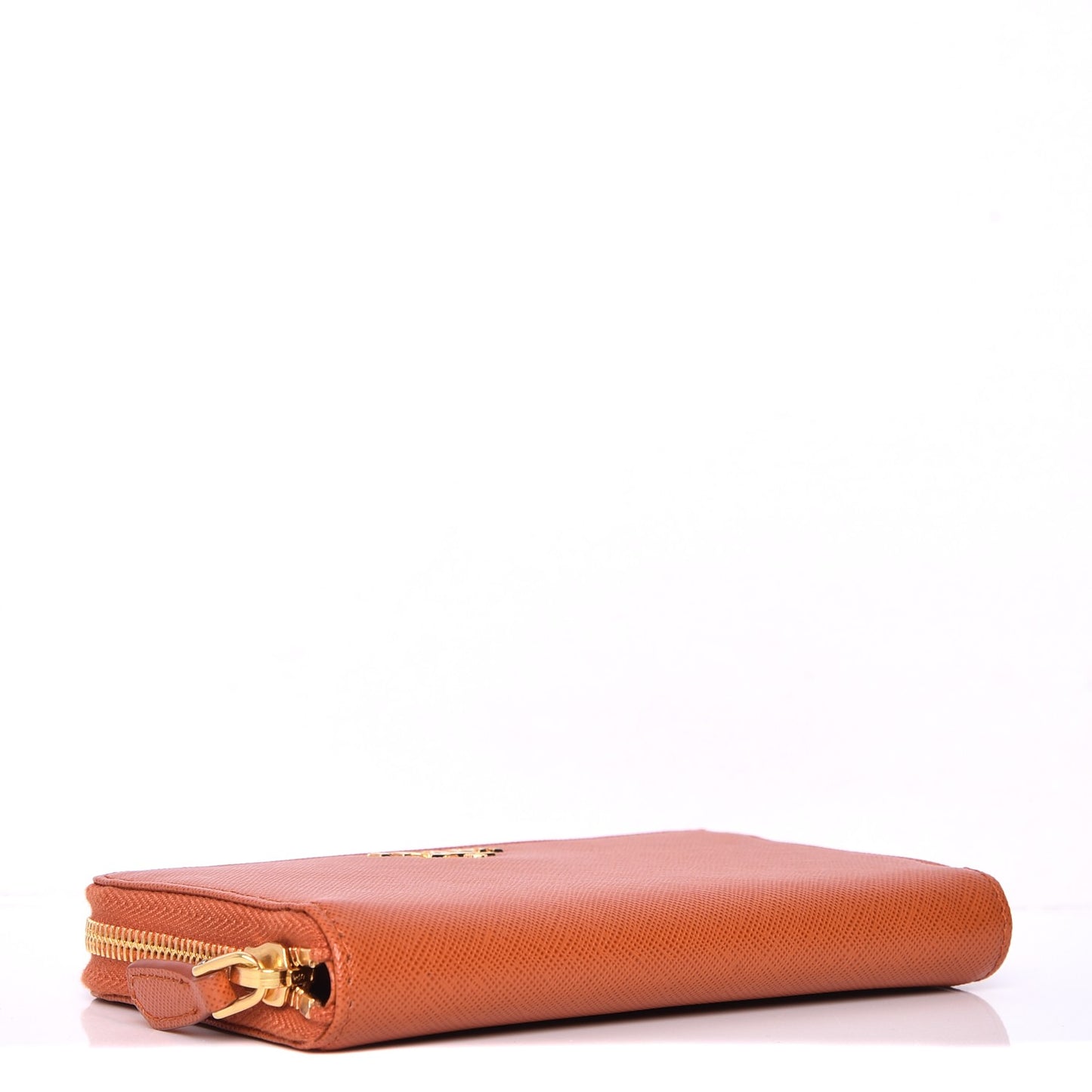 Saffiano Zip Around Wallet Papaya
