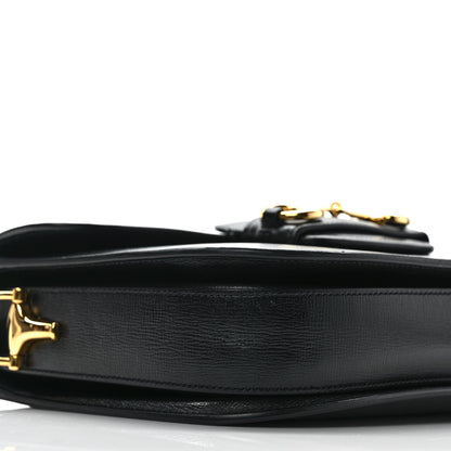 Gucci Azalea Calfskin Horsebit 1955 Shoulder Bag Black 8 of 9