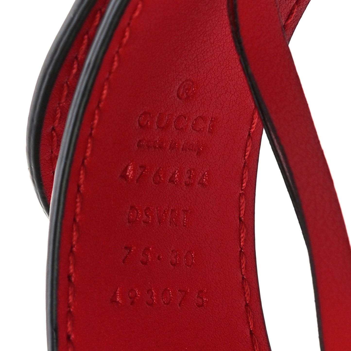 Calfskin Matelasse GG Marmont Belt Bag 75 30 Hibiscus Red