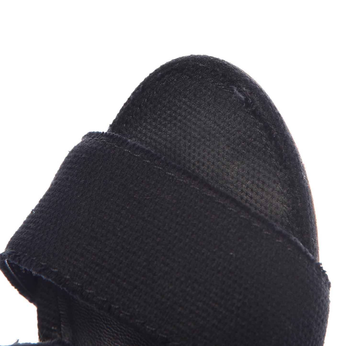 Canvas Heart CC Wedge Sandals 36.5 Black