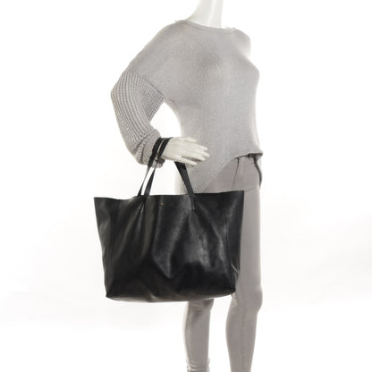 Celine Lambskin Horizontal Cabas Black 2 of 8