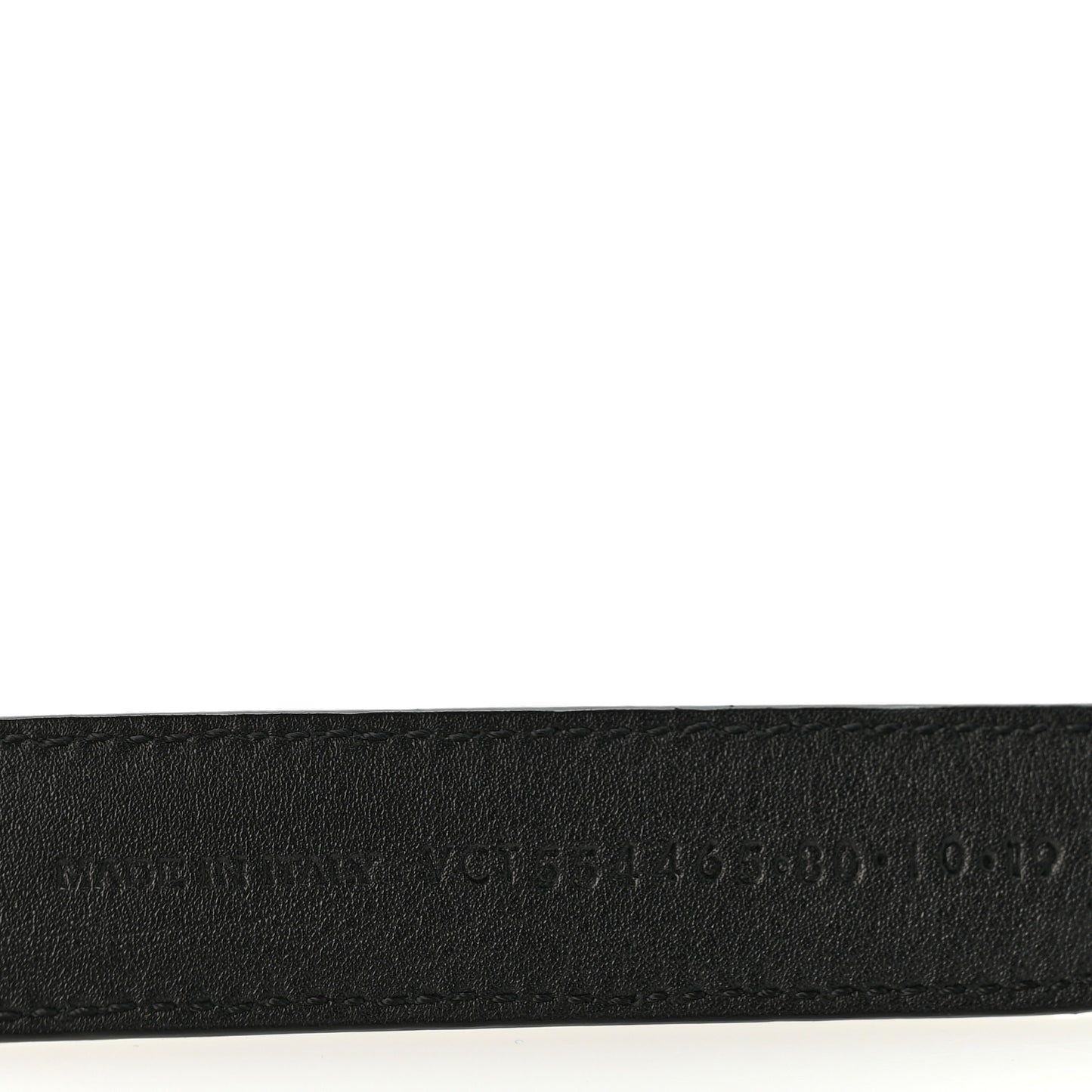 Suede Monogram Cassandre Extra Thin Square Buckle Belt 80 32 Black