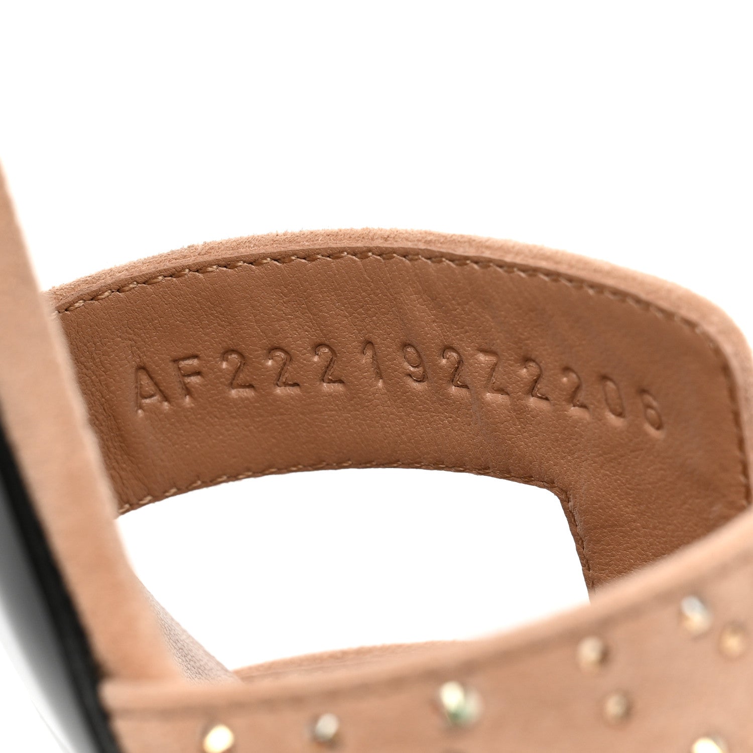 Hermes Suede Goatskin Crystal Oasis Sandals 37 Rose Nude 8 of 9