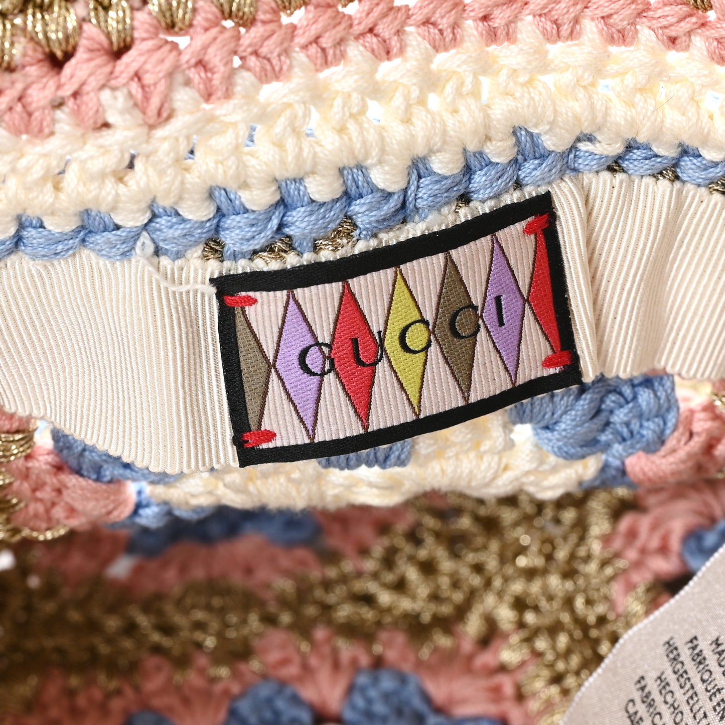 Cotton Crochet GG Lovelight Bucket Hat M Multicolor