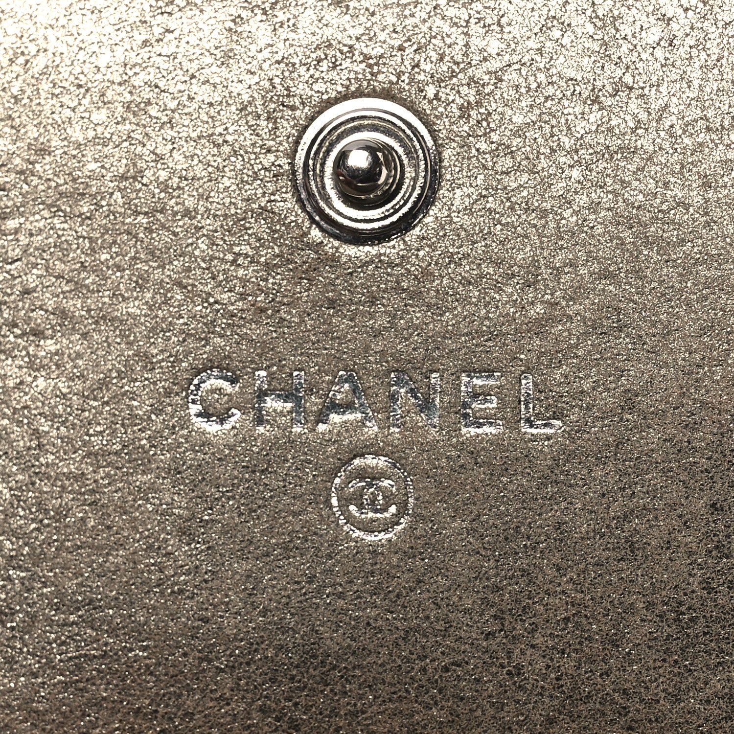 Chanel Iridescent Calfskin Quilted Boy Flap Wallet Dark Gold 6 of 14