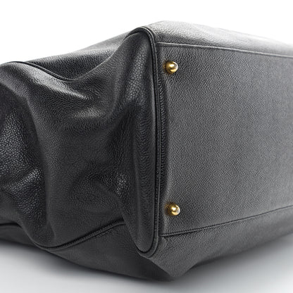 Chanel Caviar XL Weekender Bag Black 7 of 9