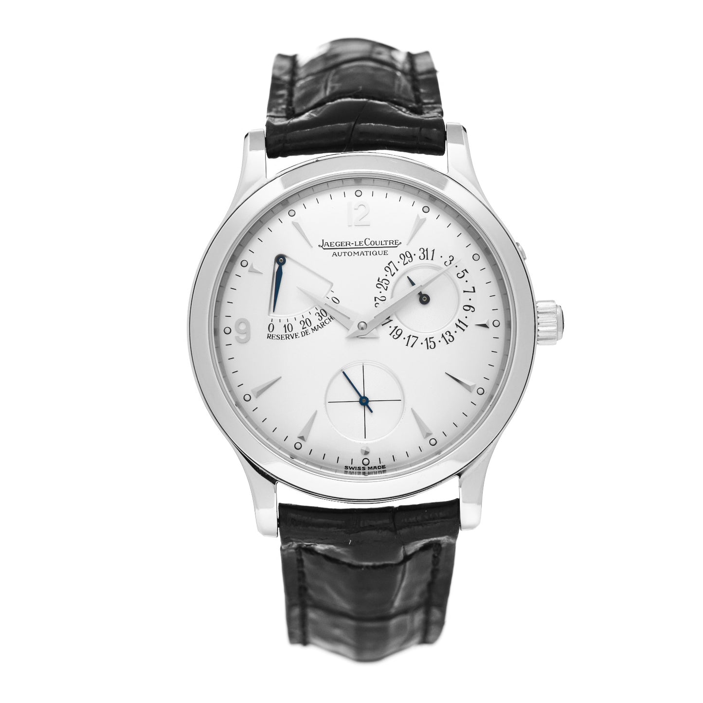 Stainless Steel Alligator 37mm Master Control Reserve de Marche Automatic Watch Q1378420
