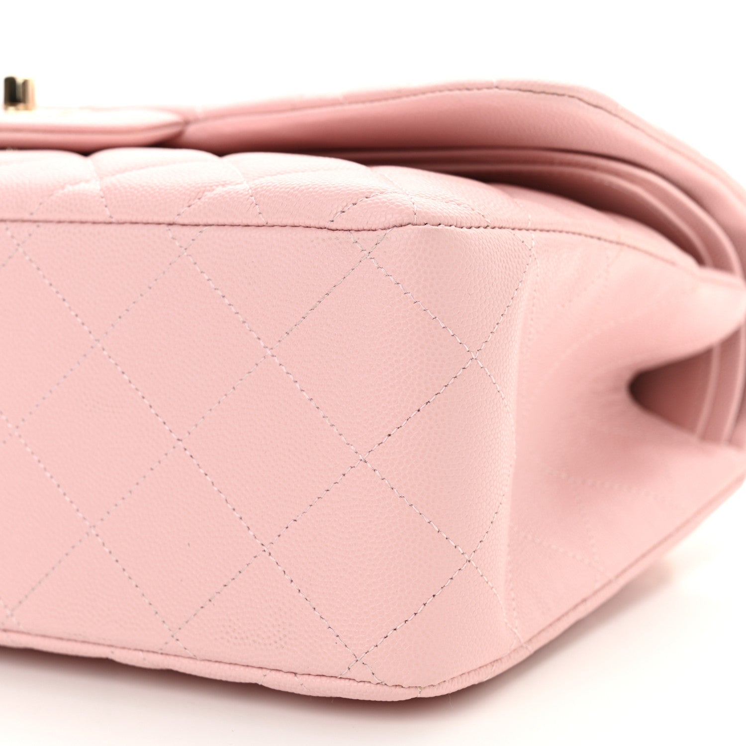 Chanel Caviar Quilted Jumbo Double Flap Light Pink 10 of 10