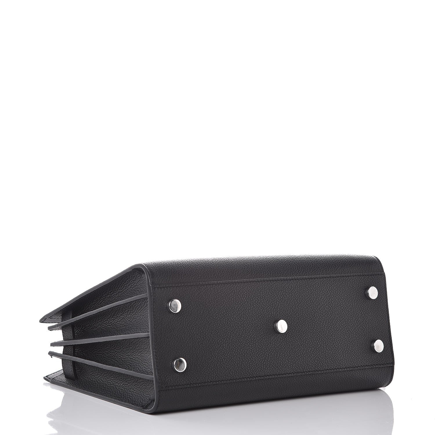 Saint Laurent Grained Calfskin Baby Sac De Jour Black 4 of 9