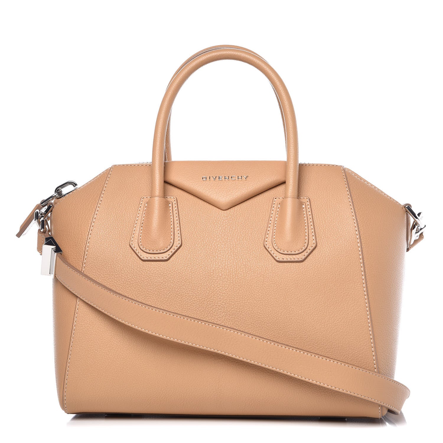 Givenchy Sugar Goatskin Small Antigona Light Beige 1 of 9