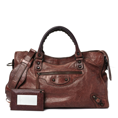 Balenciaga Agneau Classic Hardware City Castagna 1 of 8