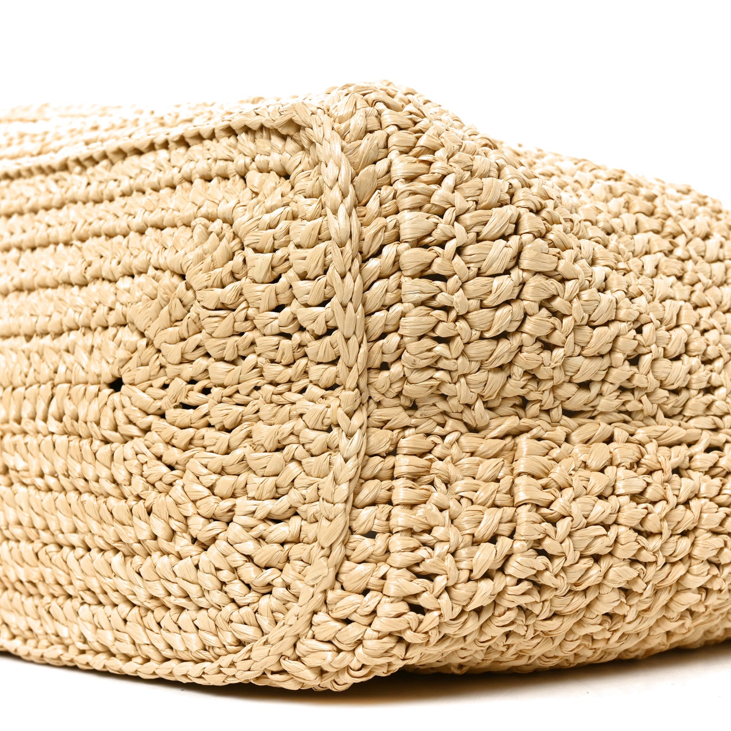 Saint Laurent Raffia Rive Gauche Tote Natural 10 of 10