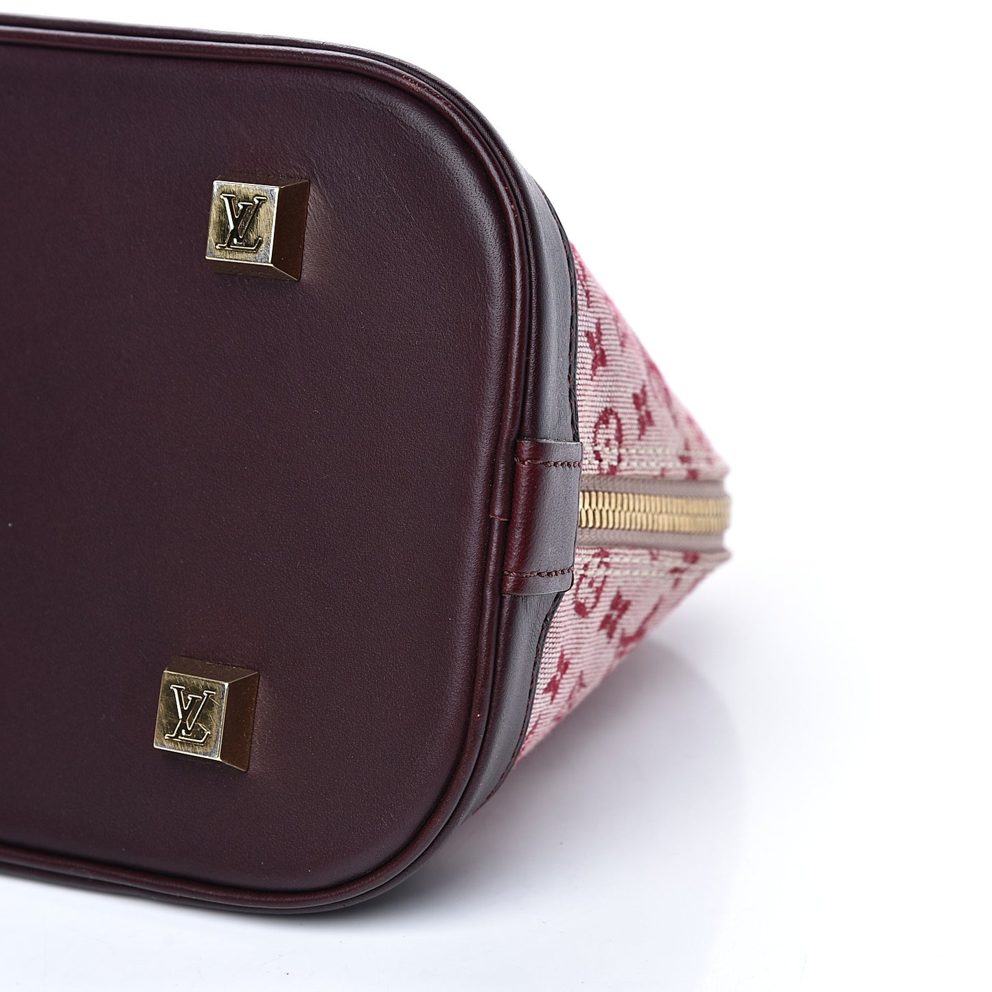 Mini Monogram Alma Long Cherry