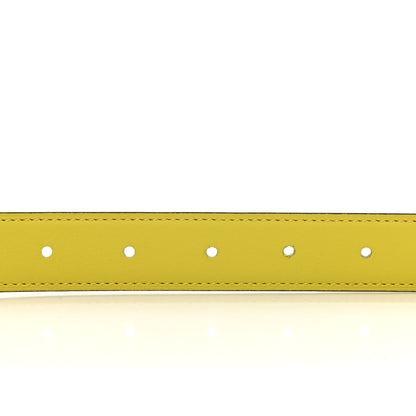Hermes Swift Epsom 24mm Belt Strap 80 32 Nata Lime 5 of 5