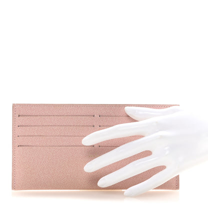 Louis Vuitton Calfskin Felicie Card Holder Insert Rose Ballerine 2 of 6