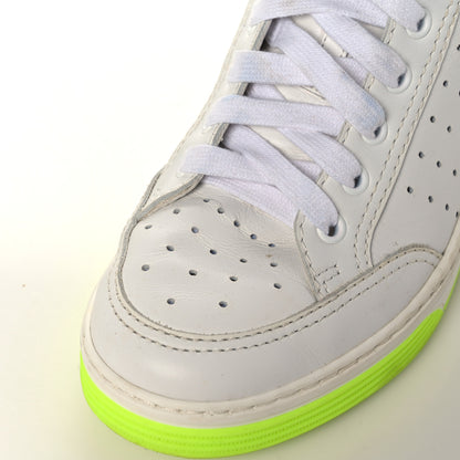 Chanel Calfskin Womens Logo High Top Sneakers 36.5 White Multicolor 8 of 18