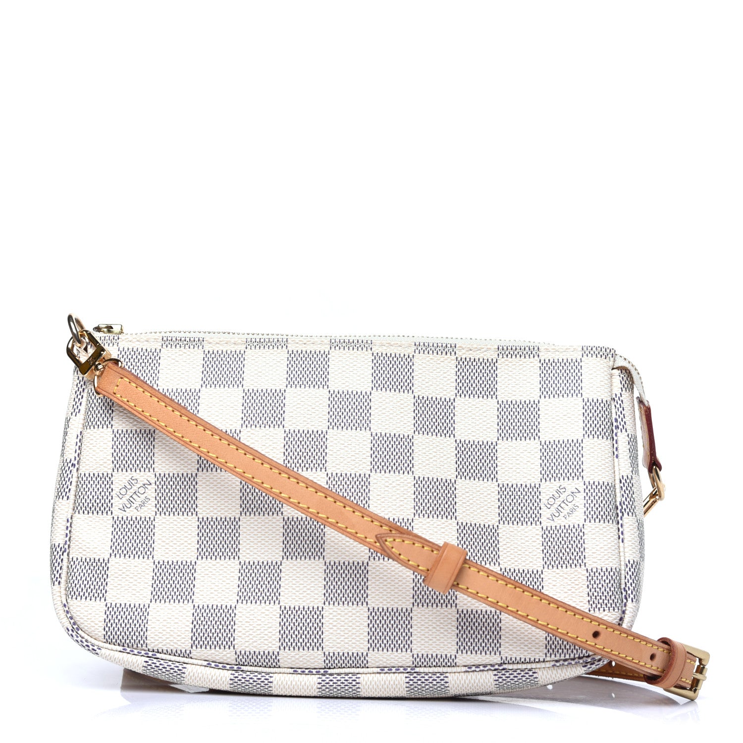 Louis Vuitton Damier Azur Accessories Pochette Long Strap 1 of 11